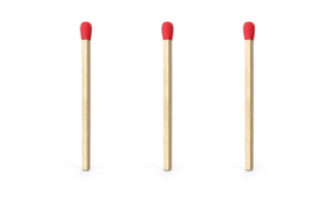 3 matchsticks